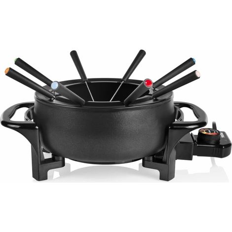 set fondue 1000w 8 tenedores negro - fo-1107 - tristar -