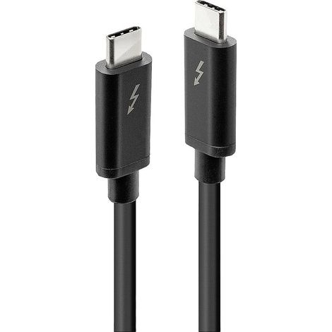 LINDY Câble Thunderbolt™ Thunderbolt™ 3 USB-C® mâle, USB-C® mâle 2.00 m noir 41557 (1/4)