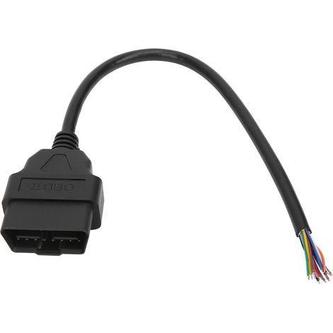 AKLOSIPY Câble d'extension de Connecteur Masculin 16pin pour Outils de Diagnostic - 30 Cm, Conception d'absence de Haute qualité ABS de Haute qualité. (1/5)