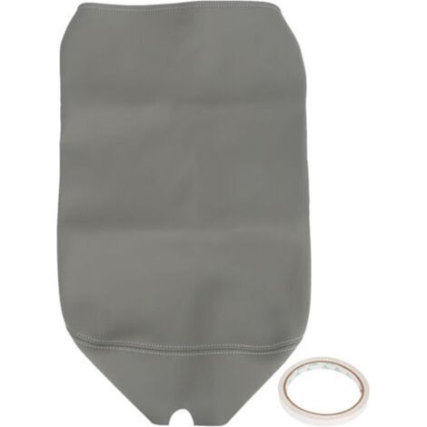 Mittelarmlehnenbezug aus PU-Leder, glatte Oberfläche, grauer Ersatz-Mittelkonsolenschutz für Dodge Ram 2002-2008 (1/5)