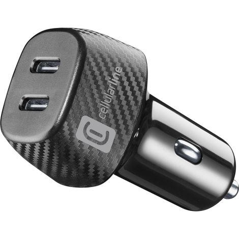 Cellularline Car Multipower DUO Universal Schwarz Zigarettenanzünder Auto