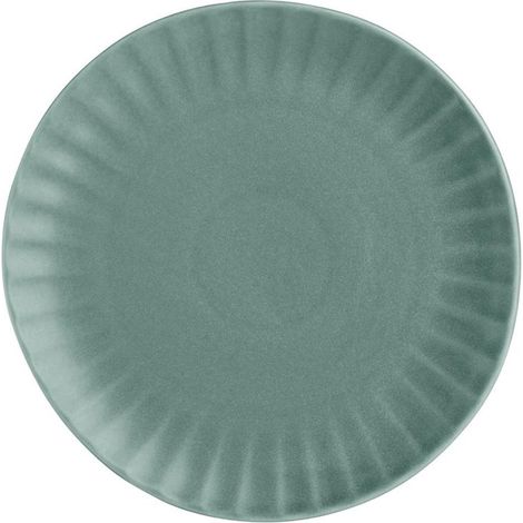 Assiettes plates Corallite vertes 280 mm (lot de 6) - Ref FU206 - Olympia