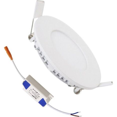 Silamp – Spot LED encastrable rond blanc 3W CCT – Température de couleur 3000K/4000K/6500K – Protection IP44 pour zones humides