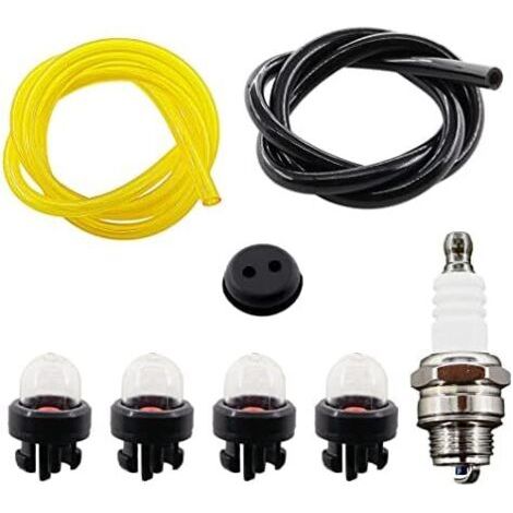 VURAHOME - Tuayu de Carburant 12318139130 Poire dAmorçage œillets à 2 trous Bougie dallumage pour Echo CS-400 CS310 CS300 CS301 CS306 CS340 CS345 CS352 CS370 ES-255 GT-2103 Tronçonneuse PB770H SRM400U (1/5)