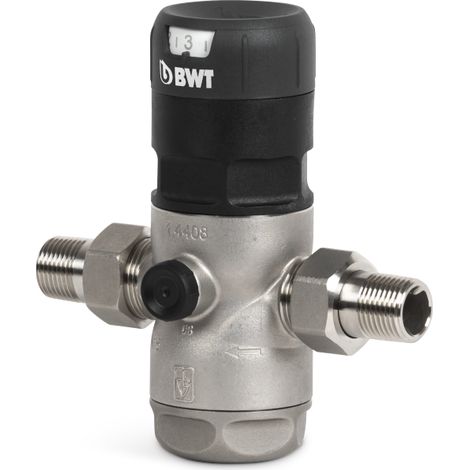 D1 Inox 1/2' 85.25 Réducteur de pression, 85 °C, 25 bar, acier inoxydable