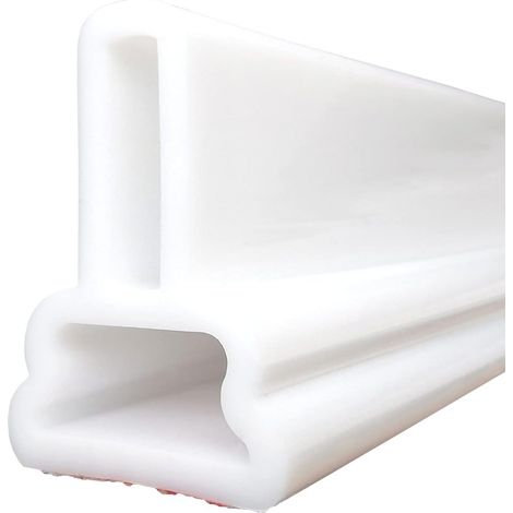 2m Collapsible Threshold Water Dam Shower Guard To Keep Water In Shower Stall Water Barrier Silicone For Bathroom Kitchen (1/5)