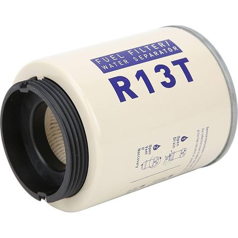 Das Öl-Wasser-Abscheider-Filterelement R13T eignet sich für den Einsatz in kleinen Dieselmotoren von Schnellbooten, Tankern und anderen Schiffen. (1/4)