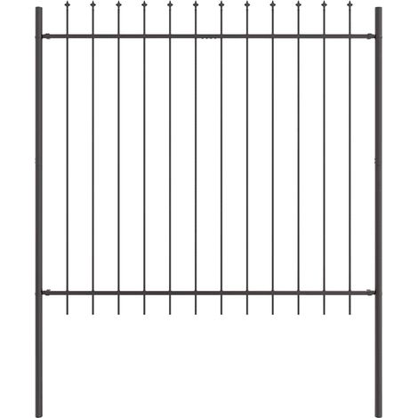 vidaXL Recinzione per Giardino Woerden Grigio 1,7 x 1,5 m