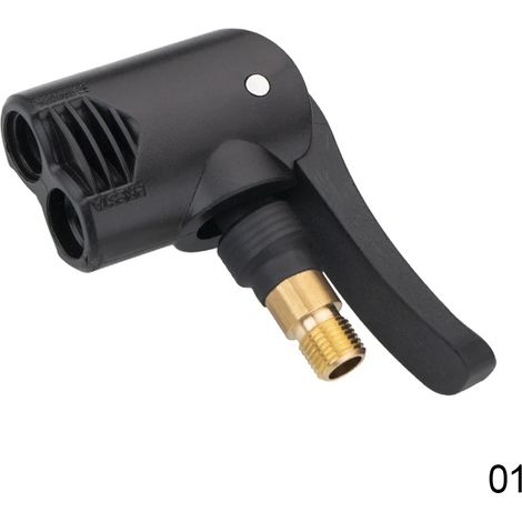 Embout de gonflage pneumatique pour pneus de voiture, raccord de valve à clip, adaptateur en laiton pour voiture, valve de roue de 8 mm, pompe de gonflage universelle01866-AquaForge