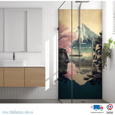 Panneau de douche : Mont fuji 2 - Alu composite - 100 - 245 (1/3)