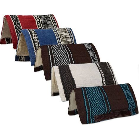 Blu Royal - Copertina western Pro-pad Maya in tessuto navajo con imbottitura e rinforzi (1/5)