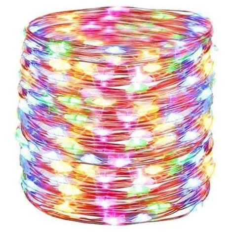 100 luces LED de alambre - multicolor  1699