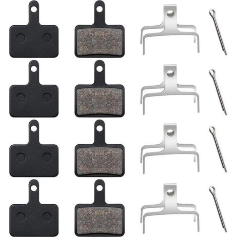 4 paia di pastiglie freno/pastiglie freno a disco per bicicletta, nere, adatte per M315, M355, M515. (1/5)