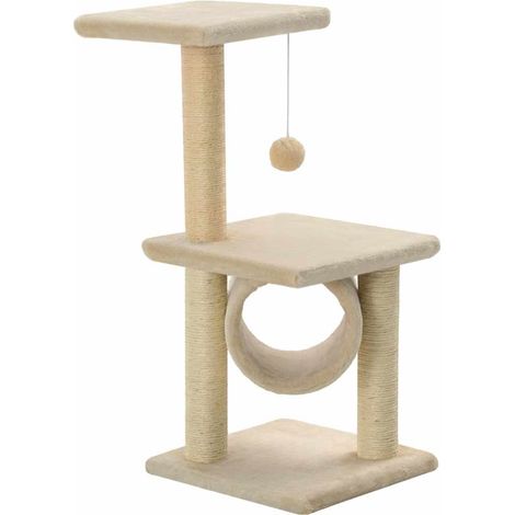 Maison Exclusive - Rascador para gatos con poste rascador de sisa (1/5)