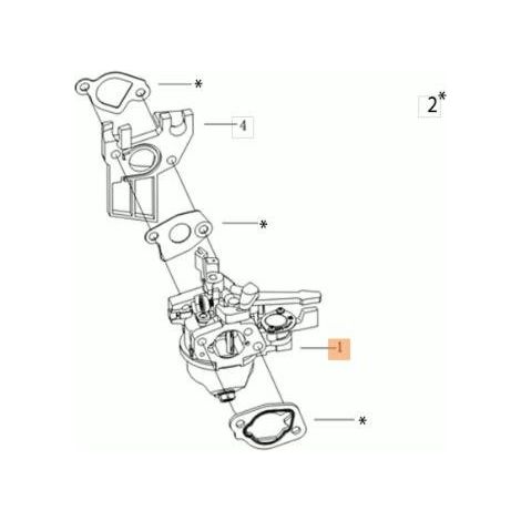 CARBURADOR ORIGINAL EMAK L66151956