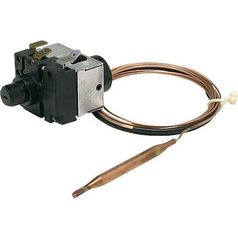 Jumo aquastat encastré heatTherm STW 602031/21 70.130°C, AC 230 V AC 230V 16A BG