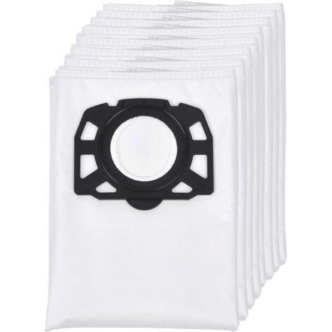 Paquete de 8 bolsas de filtro de repuesto no tejidas para aspiradoras en seco y húmedo Kärcher WD4 WD5/Premium/MV4/MK5/MV6 (1/5)