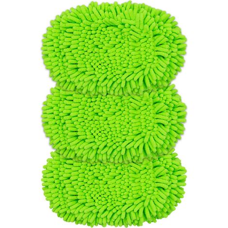Tête De Vadrouille Réutilisable - Microfibre 30 x 17,5 cm - Pour Balai Swiffer Sweeper - Lot De 4