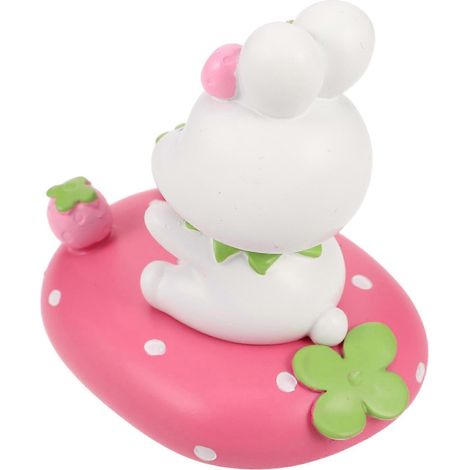 Support de téléphone multifonctionnel en résine en forme de lapin mignon, ensemble de 4 pièces pour la décoration de bureau (1/5)