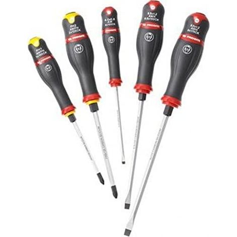 Facom Protwist Shock juego de 5 destornilladores negros ergonómicos