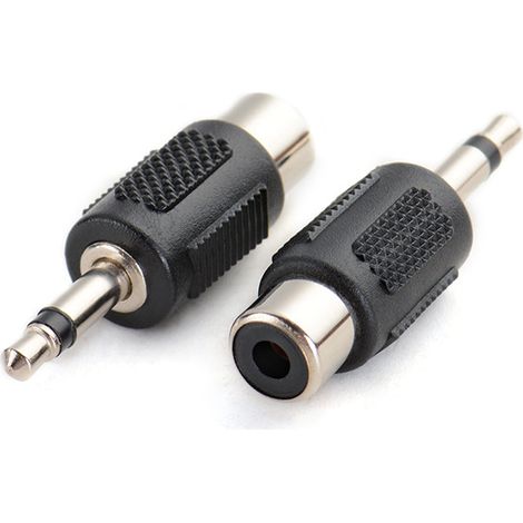 RCA male to 3.5mm stereo female to RCA mono audio to RCA female adapter (1/5)