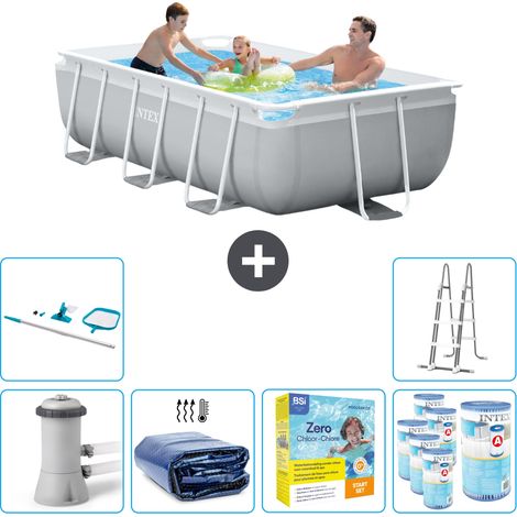 Intex Piscina Prism Frame Rettangolare - 300x175x80 cm - 9-pezzi  SCB40 (1/5)