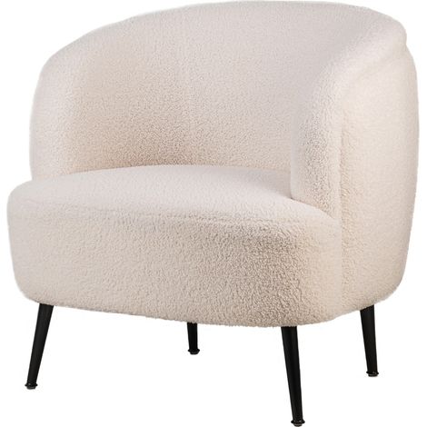 Nordlys - Fauteuil de Salon Scandinave Design Pieds Metal (1/5)