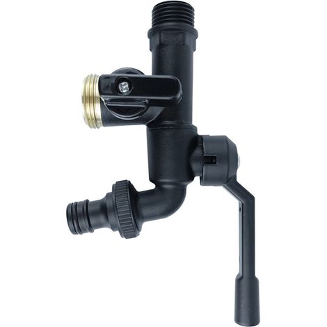 Rubinetto dell'acqua in rame 1/2" x 3/4" x 3/4" (1/5)