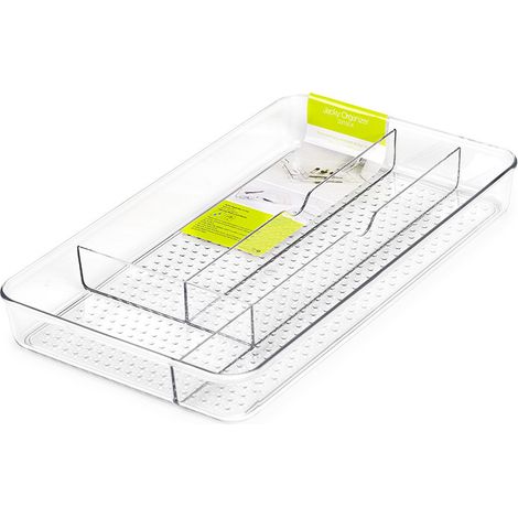 Boîte de rangement à compartiments en plastique pour légumes, organiseur de tiroir de cuisine, coffret de rangement cosmétiques (1/5)