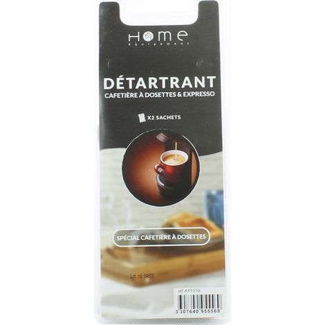 Détartrant en poudre , 2 sachets de 40grs spécial pour Cafetière à dosettes A95556 pour Cafetière - Expresso broyeur