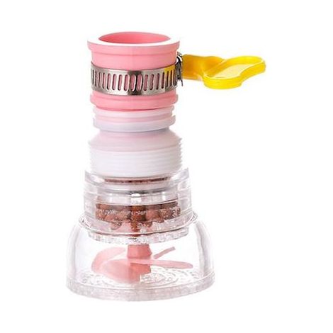 Purificateur d'eau pour robinet (poudre), tête de robinet de cuisine pivotante à 360 degrés, douchette pivotante économique. (1/5)