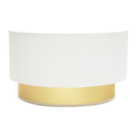 Aplique Anuska 1xe27 Blanco/oro 17x30x16 Cm (1/2)