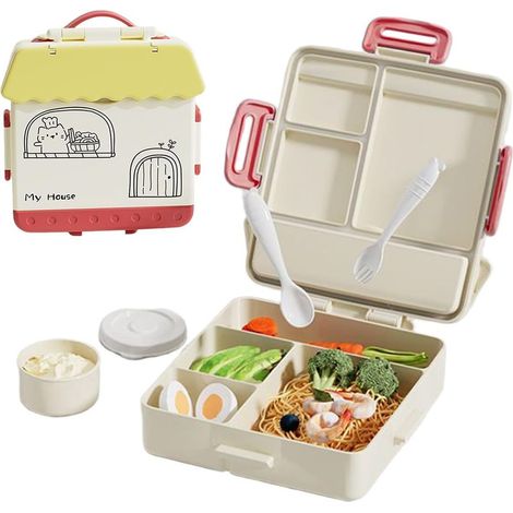 Boîte Repas Isotherme Pour,1000 ml Récipient Ondable (1/5)