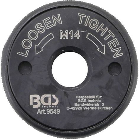 MANDRIN DE SERRAGE RAPIDE POUR MEULEUSE D'ANGLE M14 BGS 9549 (1/5)