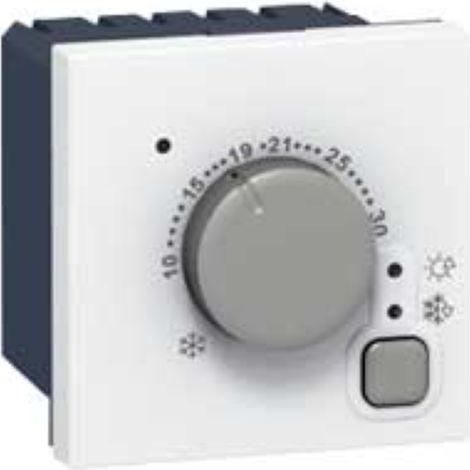 thermostat d'ambiance électronique - 2 modules - blanc - legrand 076720