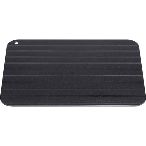 Plateau de décongélation pour Viande, 23 cm x 16,5 cm Plaque de décongélation Rapide Plateau de décongélation de Viande Plateau de décongélation de Viande en Aluminium en métal (1/5)