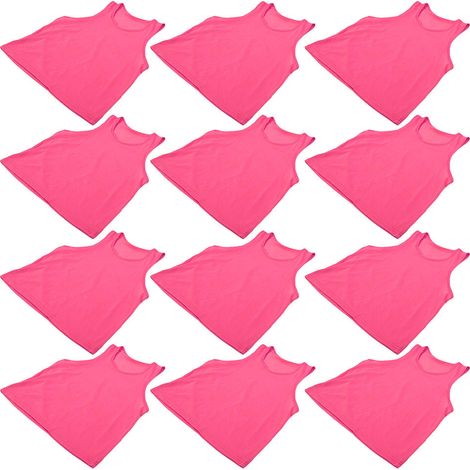 12 dossards respirants en maille pour entraînement football enfants, taille unique multicolore (1/5)