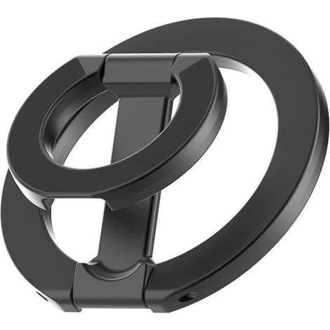 Magnetischer Handyringhalter, um 360° drehbarer Handygriffständer, MagSafe-kompatibler Ringhalter mit faltbarem Ständer
