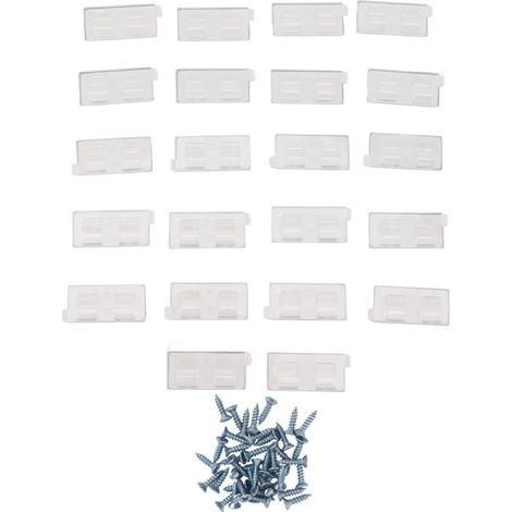 String Lights Clips Waterproof Simple Operation Heavy Duty Lights Cable Clips for Outdoor Indoor Party Garden Lights Cables