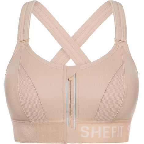 SOUTIEN-GORGE DE SPORT BEIGE SHEFIT MAINTIEN FORT RÉGLABLE 2XL (1/5)