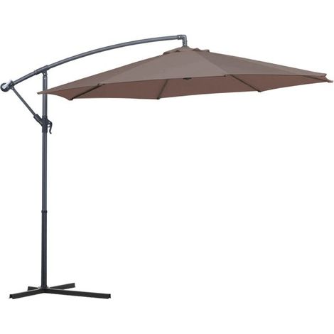 Parasol déporté - JUANIO - Rond déporté - Diamètre 300 cm - Hauteur 245 cm - Toile UV50+ (1/4)