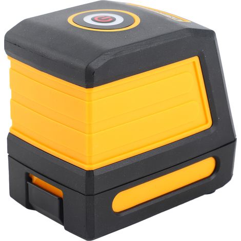 Niveau laser professionnel 2 lignes rouges autonivelant, croix horizontale et verticale, kit avec lignes sélectionnables et faisceau vertical (1/5)