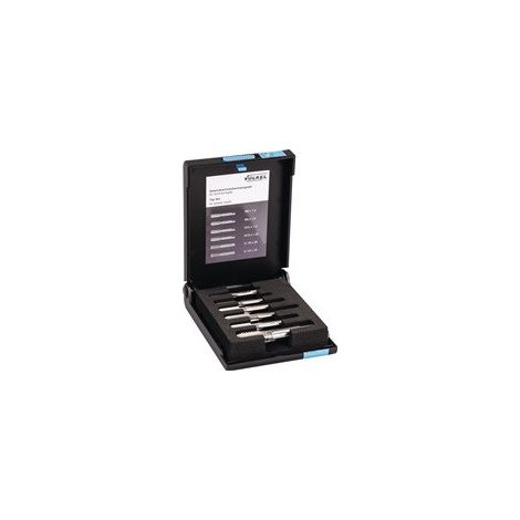 Set di utensili per filettare M6-M10 / G1 / 4-G1 / 8 pollici HSS-G 6 pezzi VÖLKEL