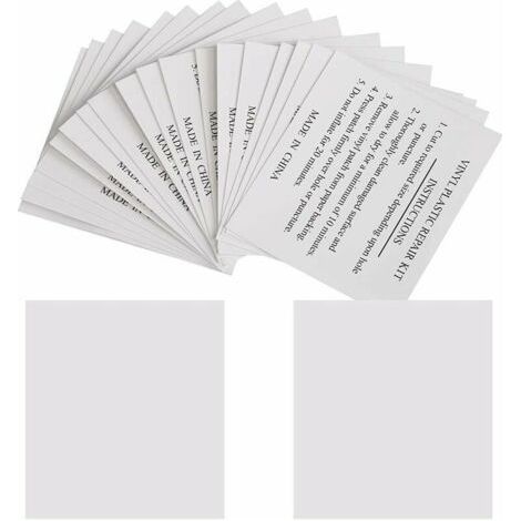 Set of 20 Repair Patches 5.5 x 6.5 cm Repair Patch for Swimming Pools, Mattresses, Buoys, Inflatable Spas (1/5)