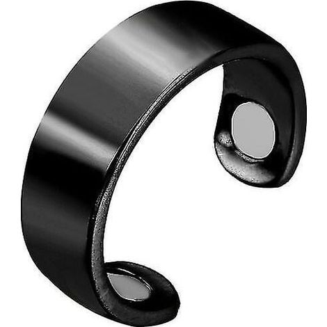 2 anillos para medir la glucosa en sangre, color negro. (1/4)