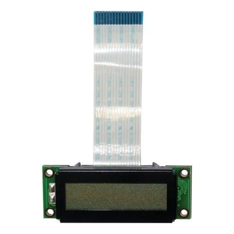 Lcd 16 x 2 stn - transflectif, gris positif, rétro-éclairage blanc