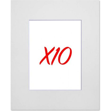 10 passe-partouts standard blanc pour cadre 60 x 80 cm - Photo 40 x 60 cm (1/5)