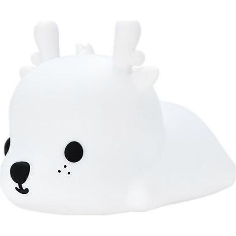 Filiyano – Lampe de chevet en silicone en forme de cerf, LED créative, couleurs changeantes, veilleuse adorable rechargeable par USB pour (1/4)