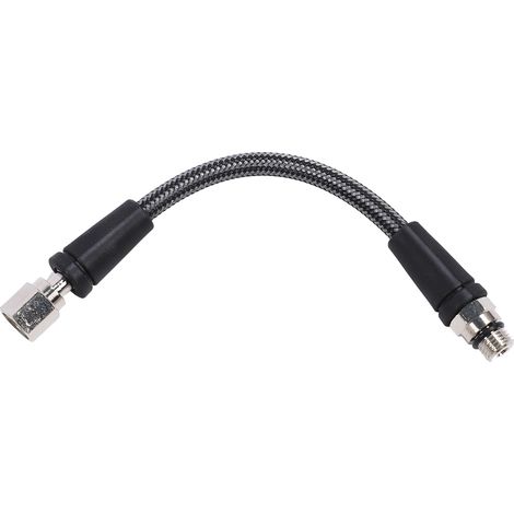 Tube De Pression Résiduelle 20cm Pour BCD, Flexible Haute Pression Tressé Carbone Avec Manomètre De Profondeur Latéral (1/5)