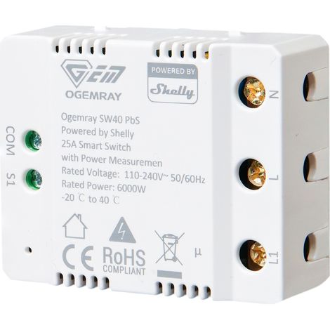 Relais intelligent OGEMRAY Shelly 25A